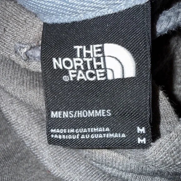 The North Face Mens Medium Hoodie Never Stop Exploring Gray Performance Pullover - Picture 4 of 7